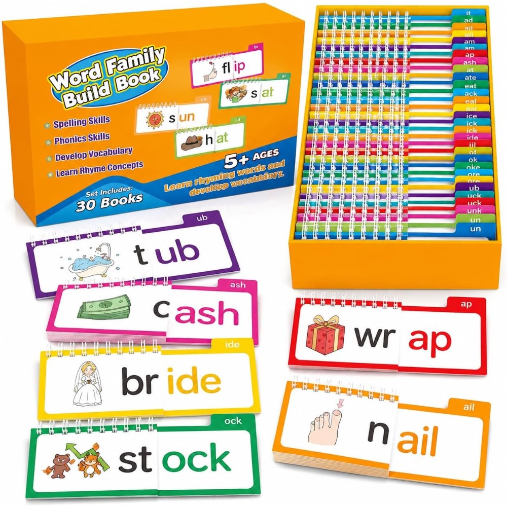 Kids Education Rhymes - Phonics Flash Cards 30 Read Rhyme
