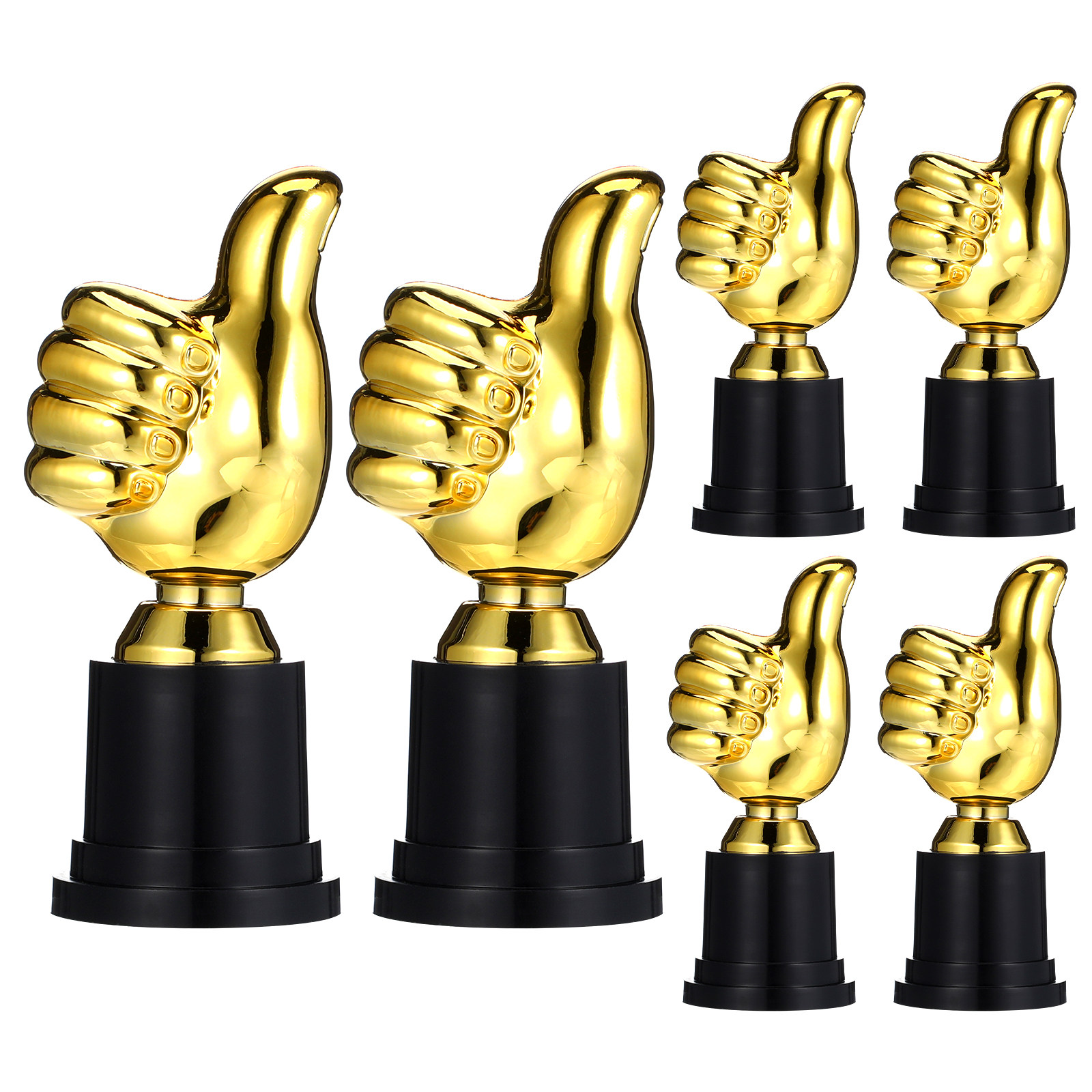 6pcs Thumb-Shaped Award Trophy - Kids Education Motivation recension och pris