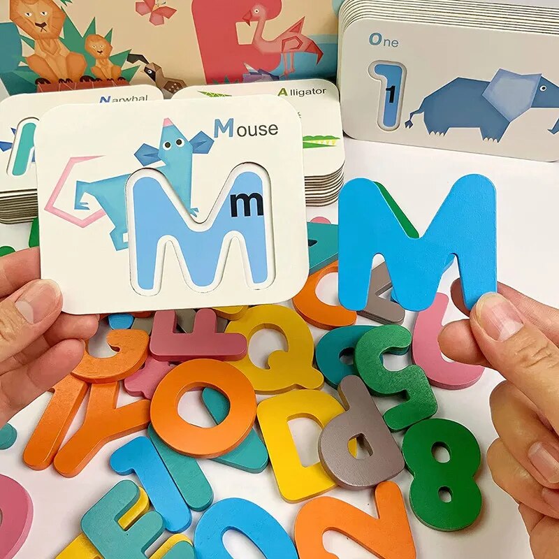 Montessori Alphabet Numbers Fl - Kids Education Number recension och pris