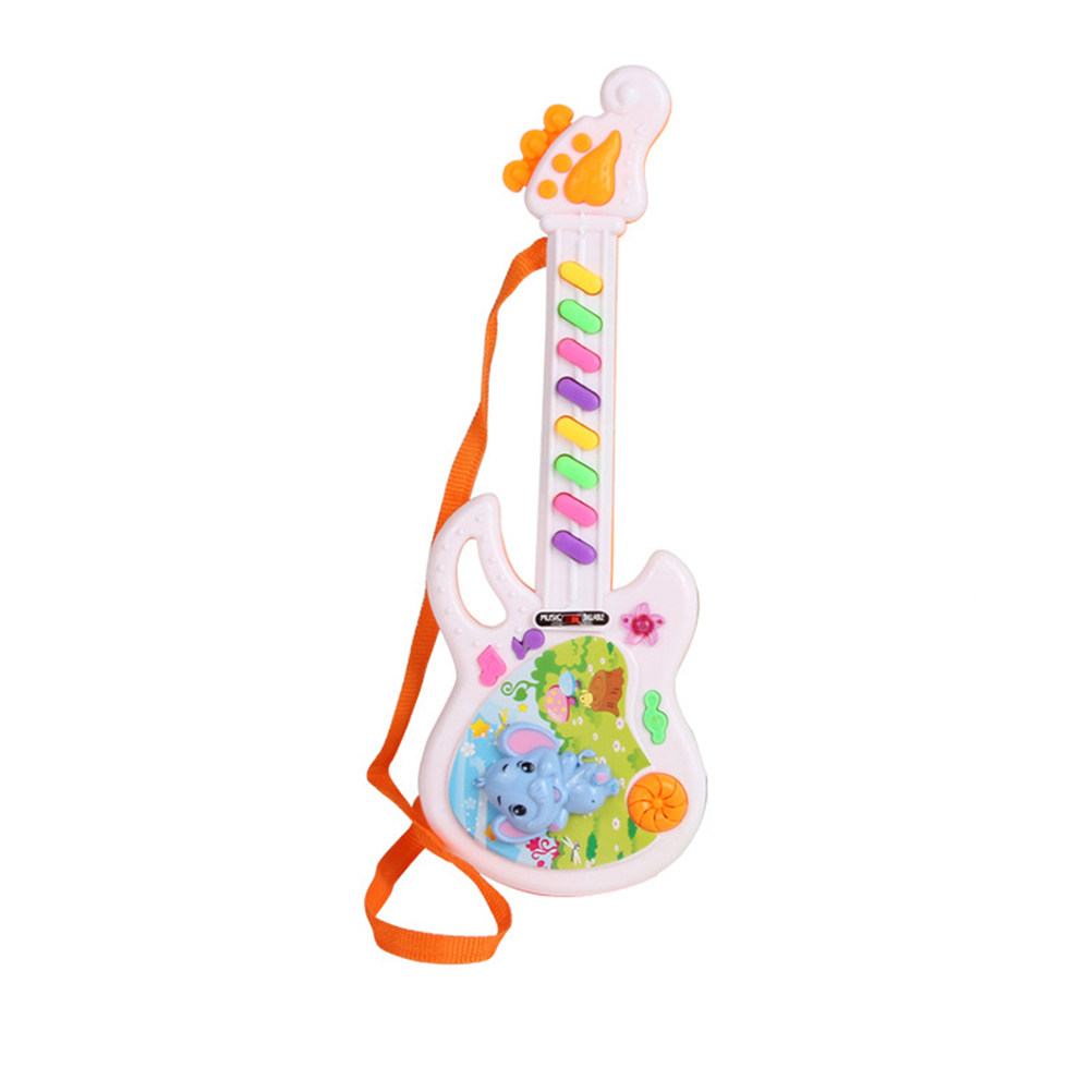 8 Keys Cartoon Electronic Guit - Kids Education Rhymes recension och pris