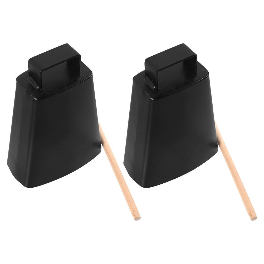 2 Sets Metal Cowbell Handheld  - Kids Education Activities recension och pris