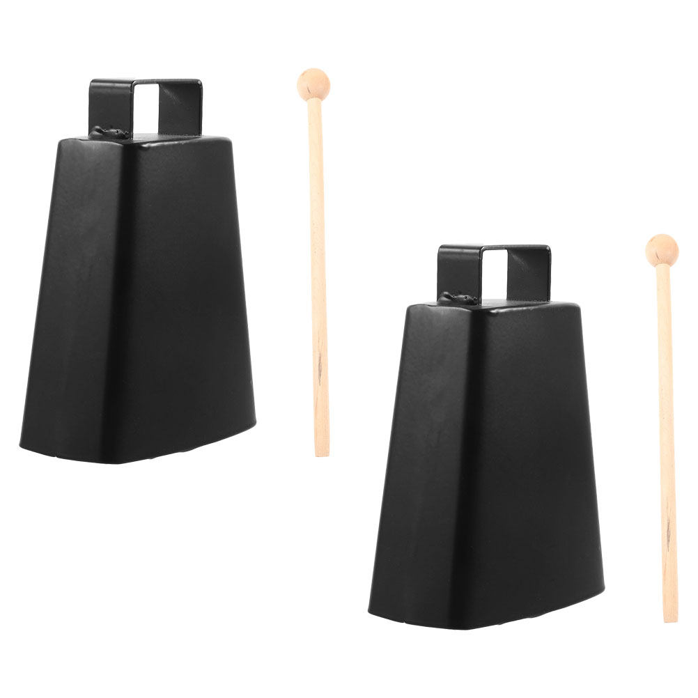 2 Sets Metal Cowbell Handheld  - Kids Education Activities recension och pris
