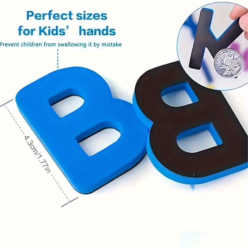 Red & Blue English Letter Magn - Kids Education Number recension och pris