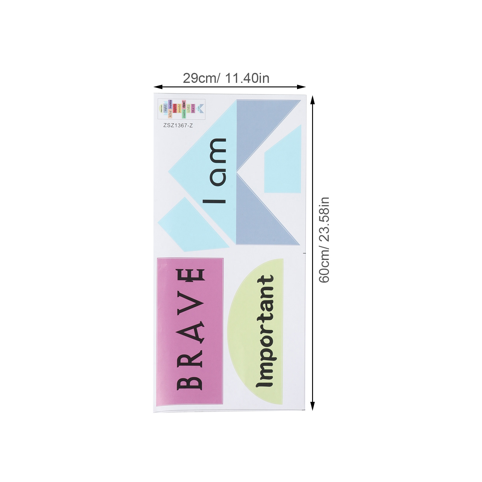 3pcs Motivational Rocket Floor - Kids Education Motivation recension och pris